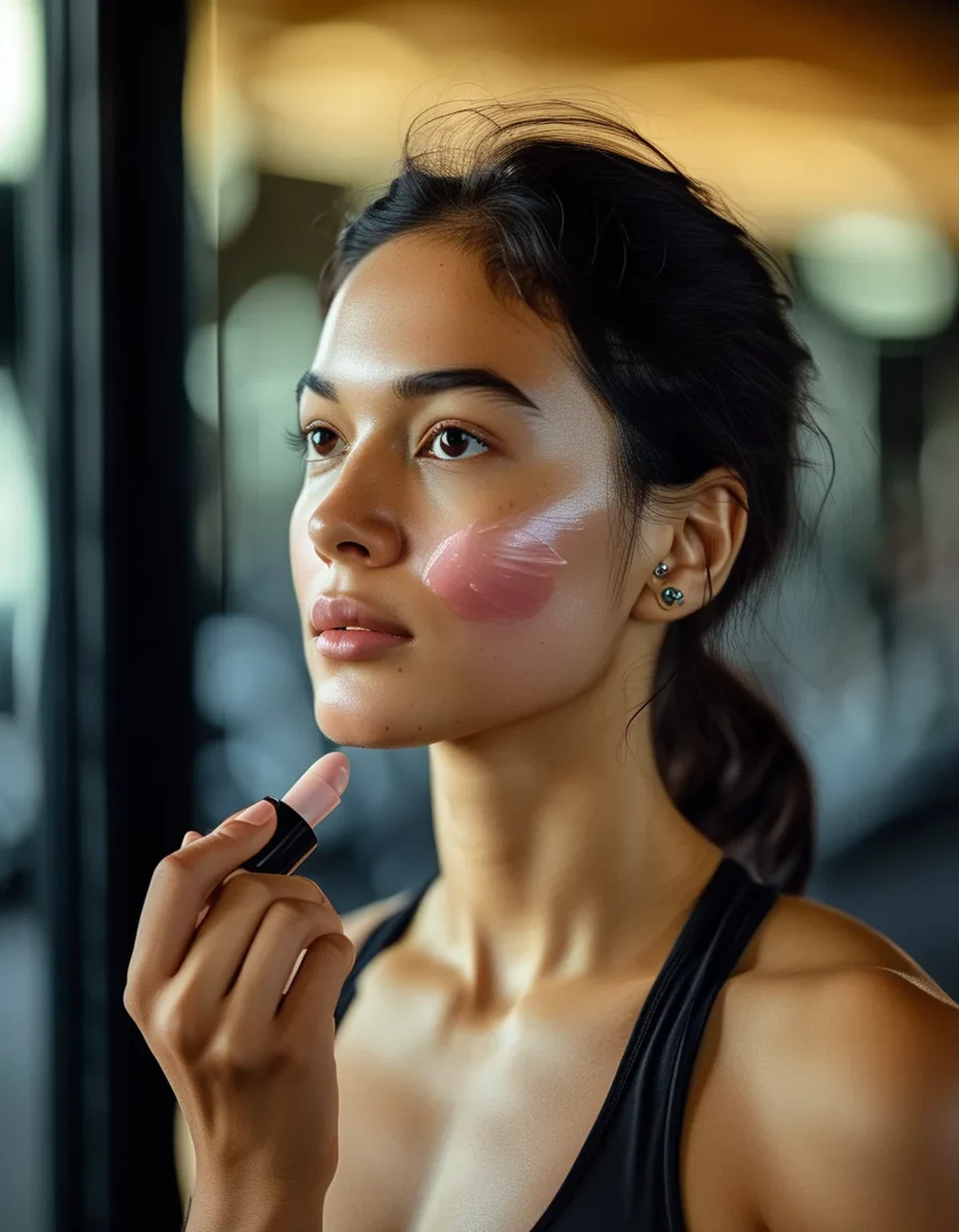 Why Cream Blush Migrates Down Your Face Mid-Workout (and What Actually Stays Put)